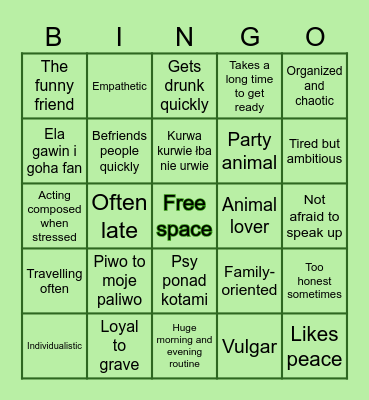 Daria bingo Card