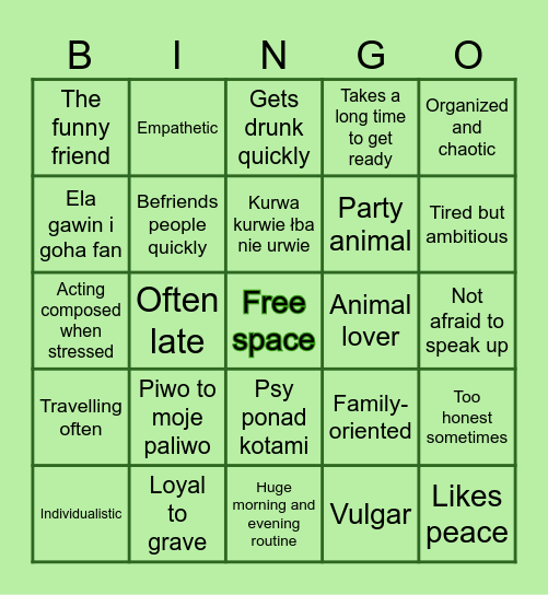 Daria bingo Card