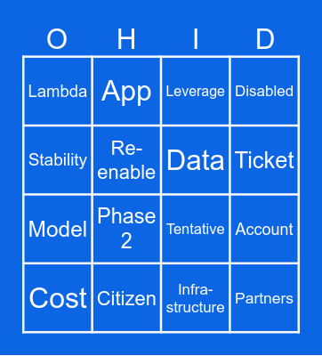 All-Hands BINGO: July 2024 Bingo Card