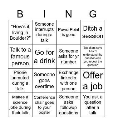 GRC 2024 Bingo Card