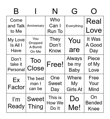 Counselor Bingo Card