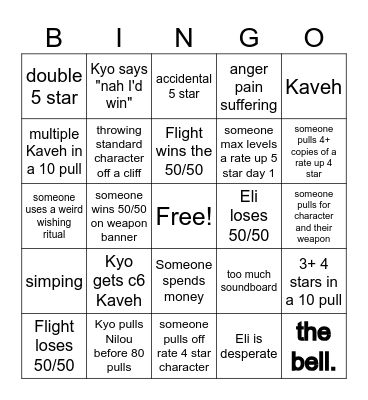 mental illness :D Bingo Card