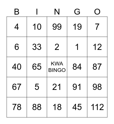 Laatste Schooldag bingo Card
