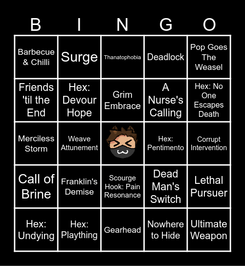 Killer Bingo Card