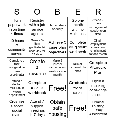 ATC Participant Bingo #2 Bingo Card