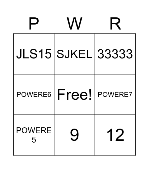 IT'S A FAMILY REUNION Bingo Card