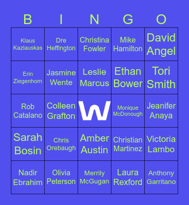 Tangoneer Fun Facts Bingo Card