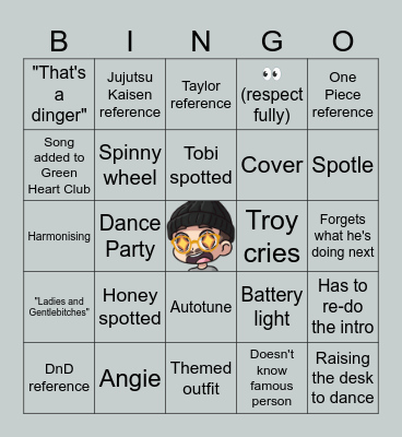 HTHAZE Bingo Card