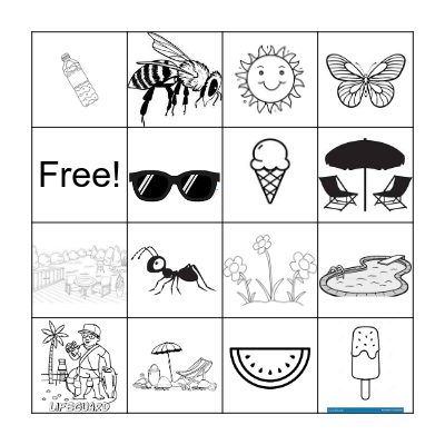 Summer Bingo Card