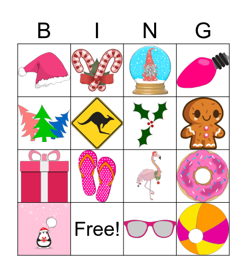 Christmas in July Bingo! Bingo Card