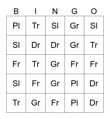 OPW4 Phoncis Bingo Card