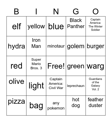 infinite craft with my loove Bingo Card