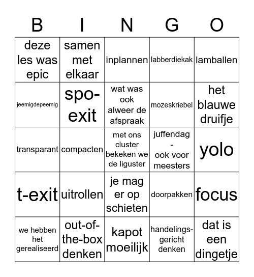 LulkoekBingo Card