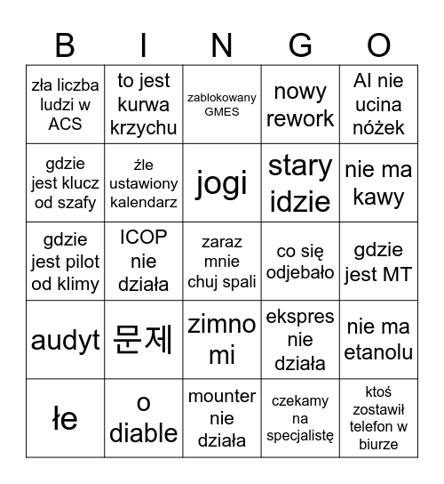 nowe lepsze bingo pba Bingo Card