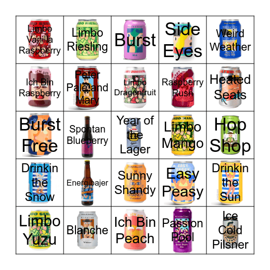 Mikkeller Summer party Bingo Card