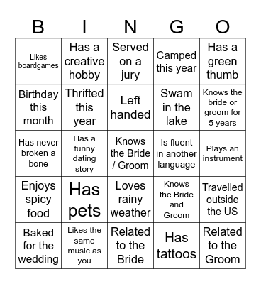 Find-the-Guest Bingo Card