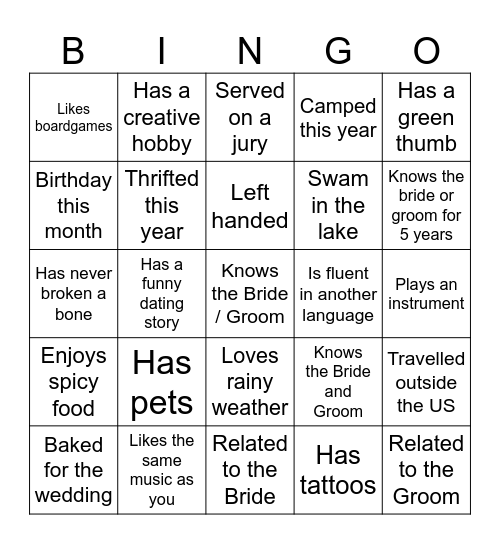 Find-the-Guest Bingo Card