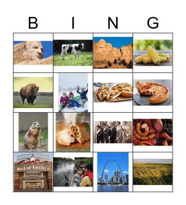 midwest bingo Card