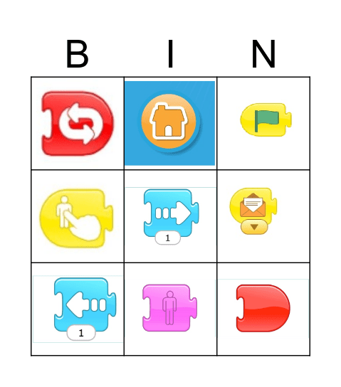 SCRATCH JUNIOR Bingo Card