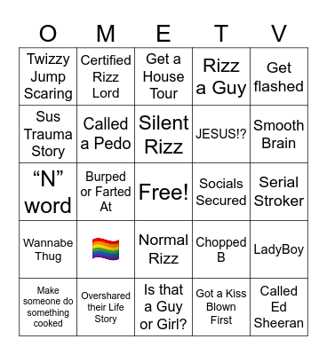 OME TV BINGO Card