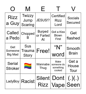 OME TV BINGO Card