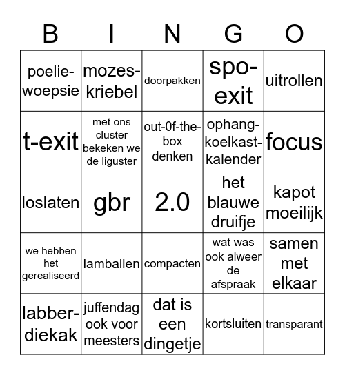 LulkoekBingo Card