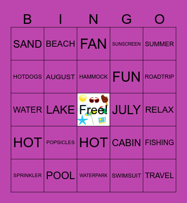 SUMMER BASH 2024 Bingo Card