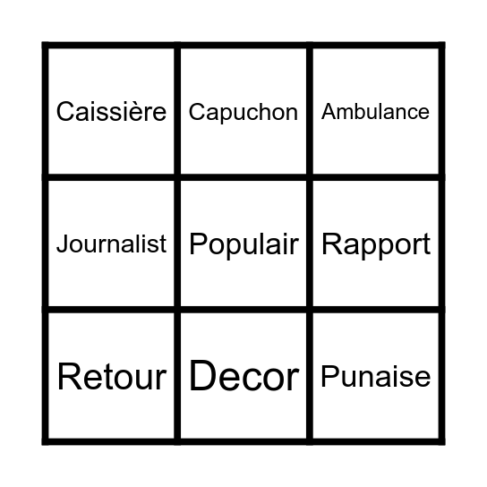 le-bingo-card