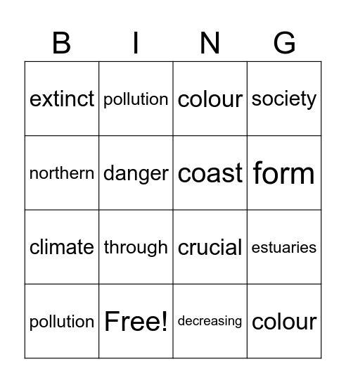 Morrisey Bingo Card