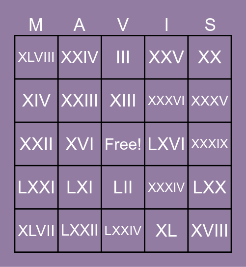 BIRTHDAY BINGO! Bingo Card