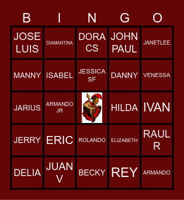 50th CLASS REUNION Bingo Card