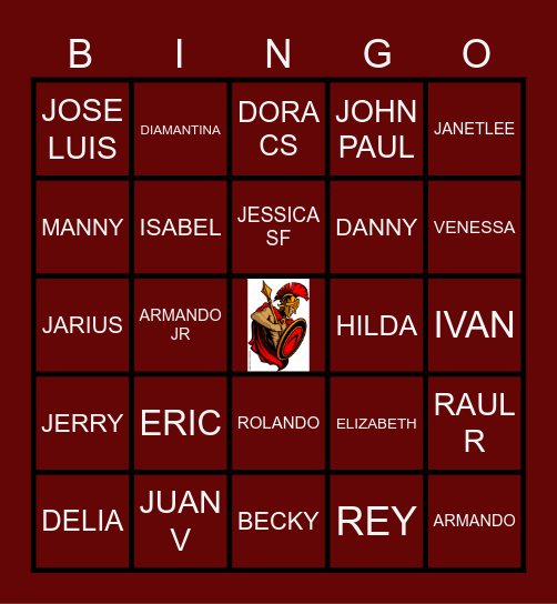 50th CLASS REUNION Bingo Card