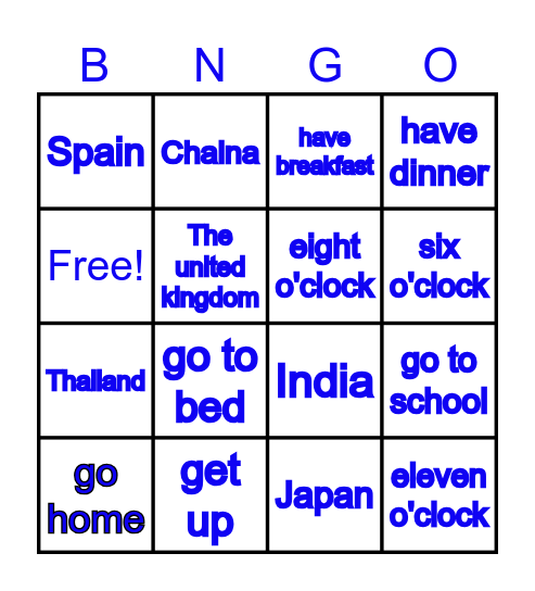 Back to school again Bingo Card