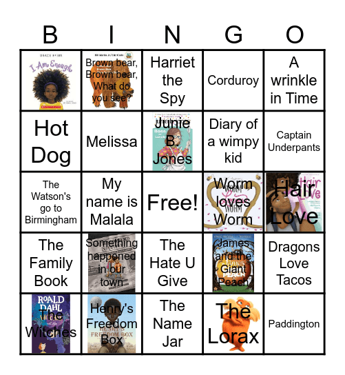 Banned Books Bingo Card