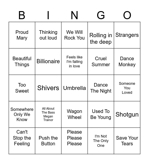 Discovery Bingo Card