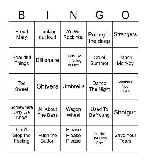 Discovery Bingo Card