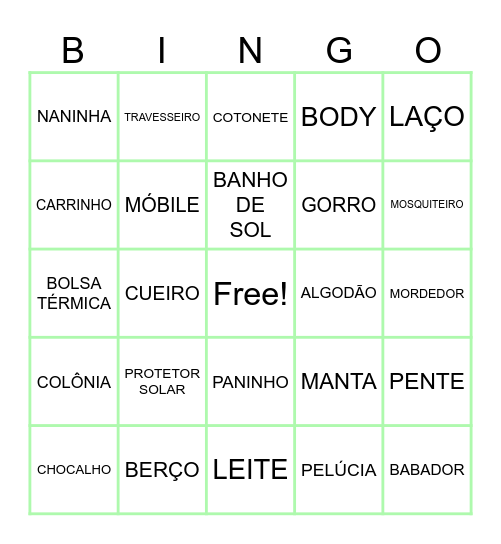 VICTORIA Bingo Card