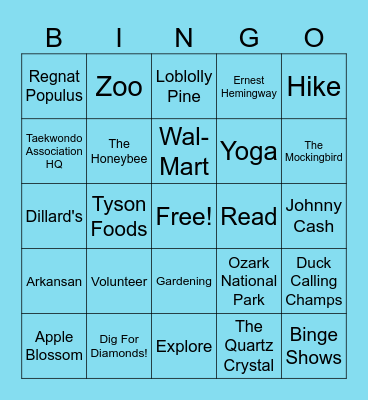 Melindas Retirement Fun! Bingo Card