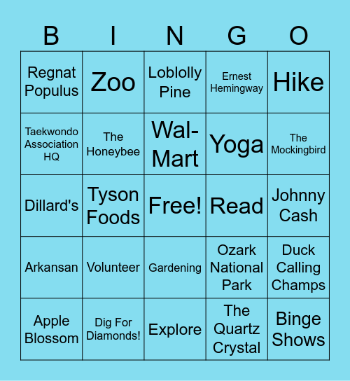 Melindas Retirement Fun! Bingo Card