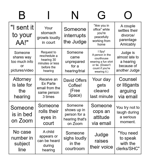 JULY FAM AA BINGO! :D Bingo Card