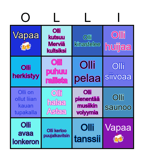 Olli-Bingo Card