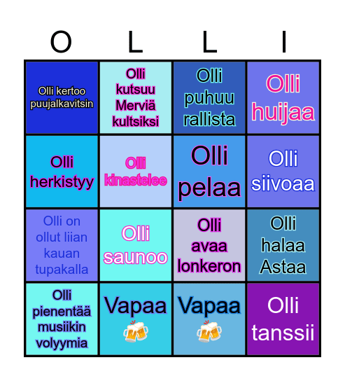 Olli-Bingo Card