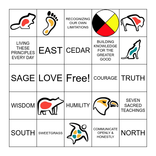 INDIGENOUS BINGO Card