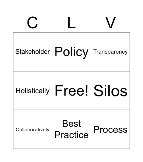 Shauna Says Bingo Card