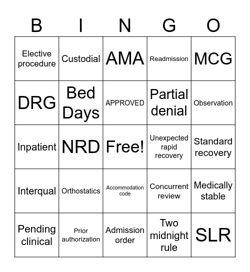 Nurses Week - 2 Bingo Card