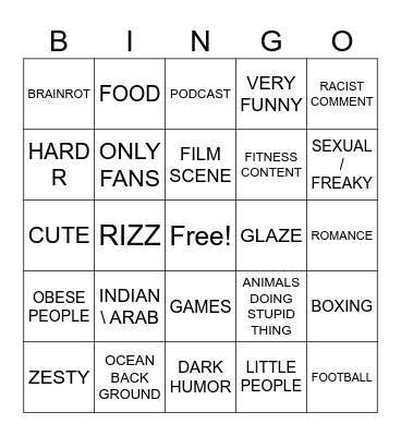 CHZ EMPIRE Bingo Card