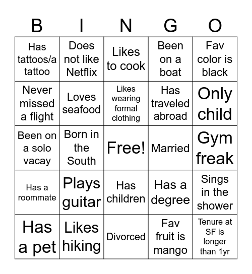 Diversity & Inclusion Bingo Card