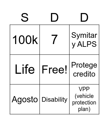 July Spanish Dev Bingo Card