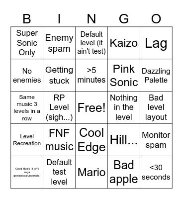 CSS Bingo Card