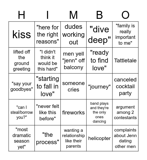 Bach Bingo Jenn #2 Bingo Card